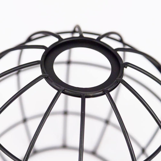 Edison Lamp Shade in Stylish Black Iron
